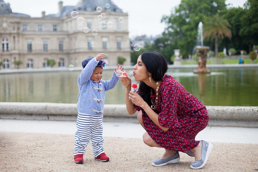 Photos lifestyle maman et son fils à Paris